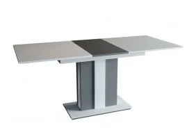 Стіл обідній Clasic 140(180)x80 Біла Аляска / Антрацит