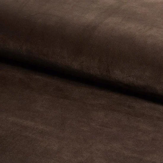 Стул CHIC VELVET черный каркас / коричневый CHICVCBR 4
