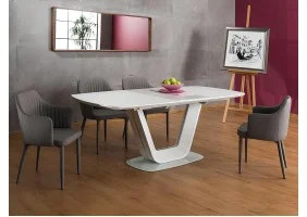 Стол обеденный раскладной Armani 140(200)х90 Белый ARMANIBB140