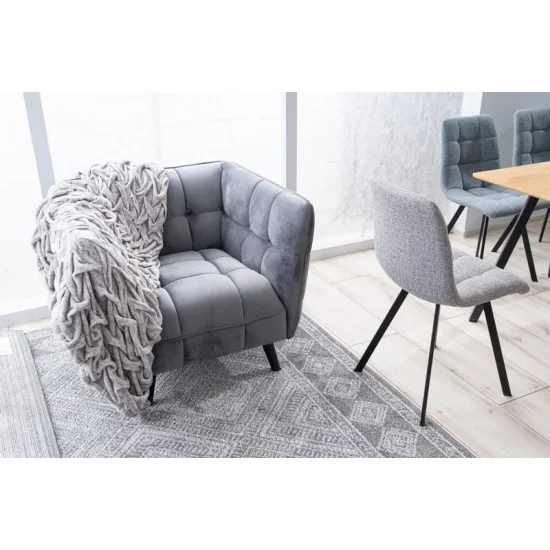 Кресло Castello Velvet 1 Серый CASTELLO1V14 4