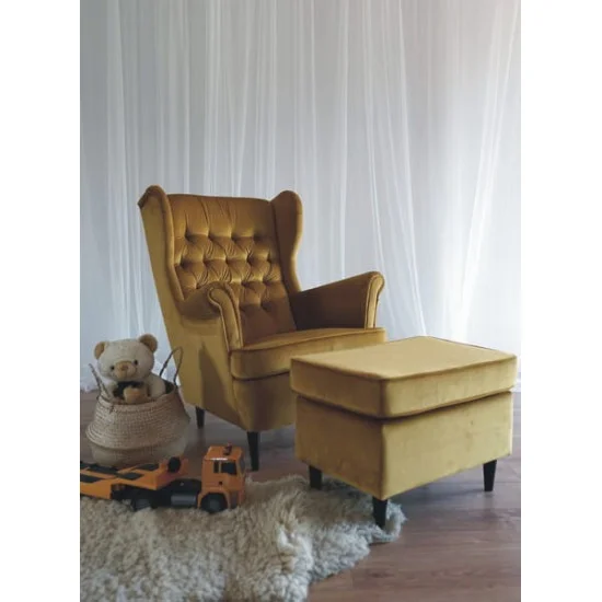 Підніжок RON VELVET карі BLUVEL 68 / венге RONV68WP 3