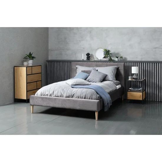 Тумба GEO S 59x 40x 40 дуб/черный GEOSDC 3