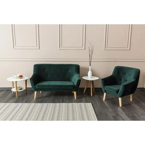 Кресло Nordic 1 Velvet Зеленый NORDIC1V78 5