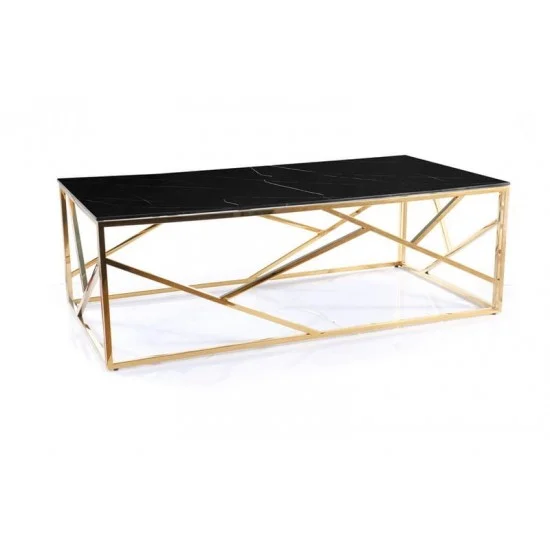 Журнальный столик ESCADA A II черный эф.мрамора / золото ESCADAACZMAZL 7