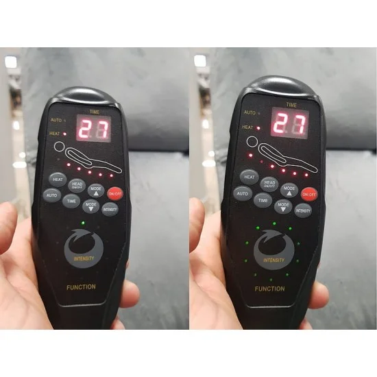 Крісло розкладне NEPTUN M VELVET (функція масажу) синє BL.86 NEPTUNMVGR 4