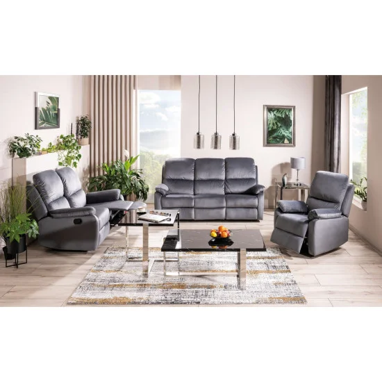 Кресло раскладное SPENCER 1 VELVET серое BL.14 SPENCER1VSZ 7