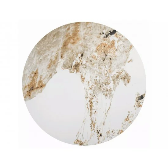 Журнальний столик CYPRUS B Білий / Чорний Діаметр 48x45 CYPRUSBBC 2