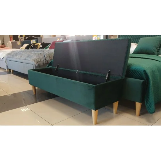 Сундук AZURRO VELVET Зеленый AZURROVSZD 3