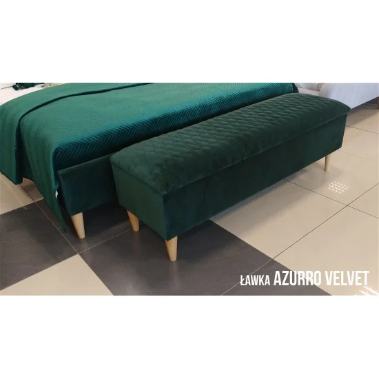 Сундук AZURRO VELVET Зеленый AZURROVSZD 2