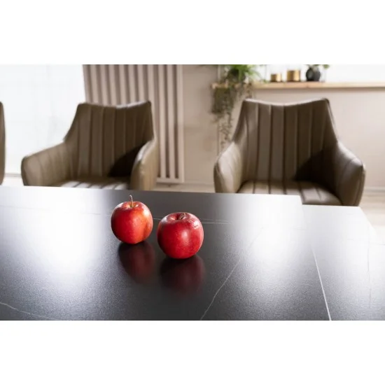 Стіл обідній розкладний GENESIS 180(240)*90 чорний/чорний/ясень GENESISCCJ180 16