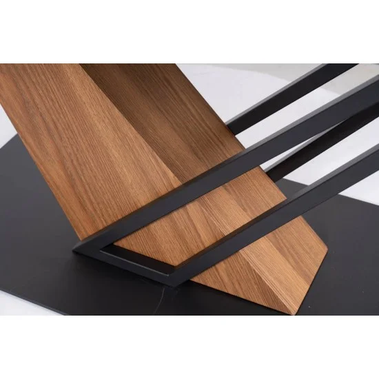 Стіл обідній розкладний GENESIS 180(240)*90 чорний/чорний/ясень GENESISCCJ180 20