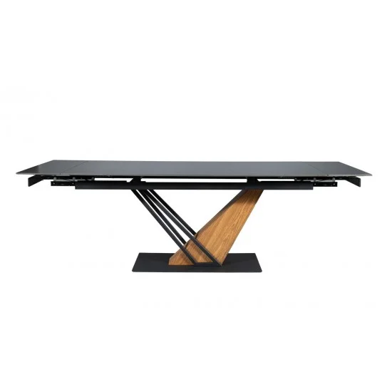 Стіл обідній розкладний GENESIS 180(240)*90 чорний/чорний/ясень GENESISCCJ180 5