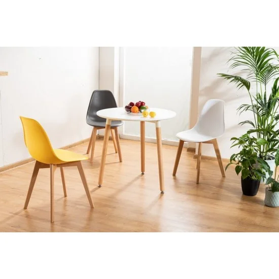 Стул Moris Черный / Бук MORISBUC 6