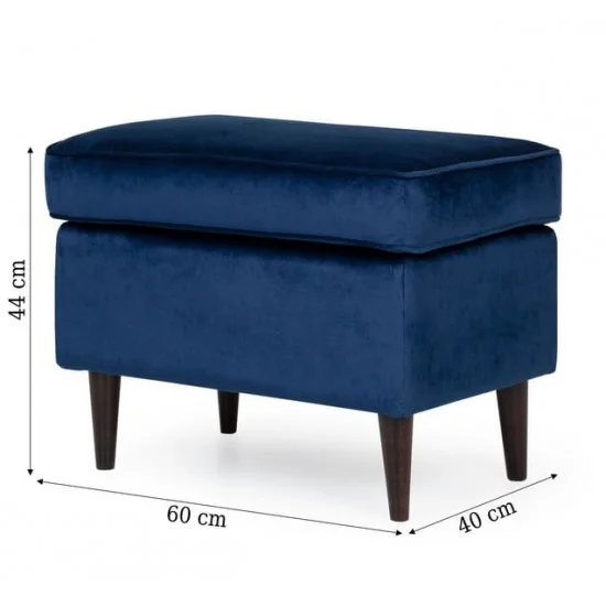 Підніжок RON VELVET синій BLUVEL 86 / венге RONV86WP 2