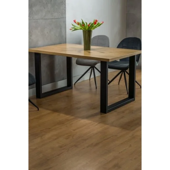 Стол Umberto 150х90 Дуб / Черный UMBERTOLDC150 6