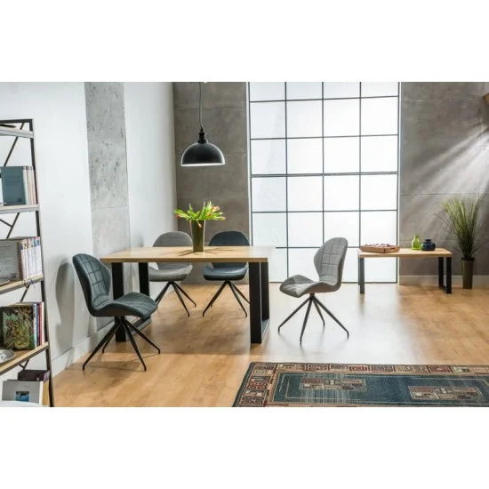 Стол Umberto 150х90 Дуб / Черный UMBERTOLDC150 2