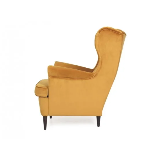 Крісло HARRY VELVET чорний Черный / венге HARRYV19W 3