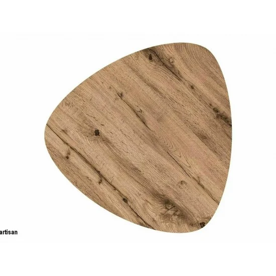 Журнальний столик подвійна Дуб артизан / Чорний (комплект) TWINDAC 2