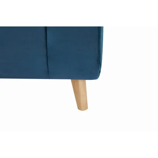 Кресло BILLY VELVET голубой TAP.188 / бук BILLYVN 13