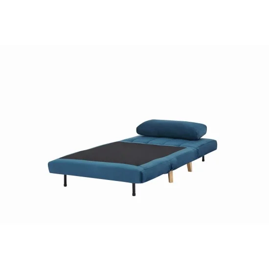 Кресло BILLY VELVET голубой TAP.188 / бук BILLYVN 10