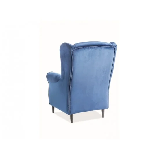 Крісло BARON VELVET беж BLUVEL 28 / венге BARONV28 2