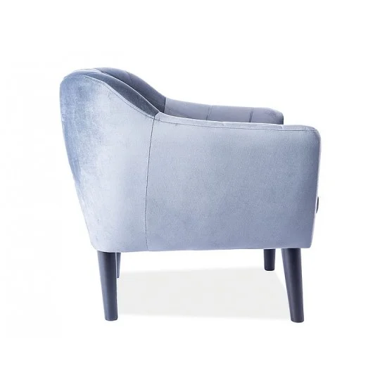 Крісло KARO 1 VELVET карі/бук BL.68 KARO1V68BU 3