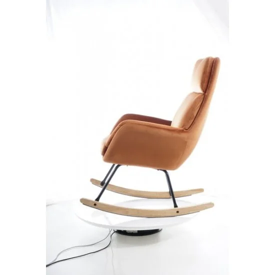 Крісло качалка Hoover Velvet Помаранчевий HOOVERVP 4