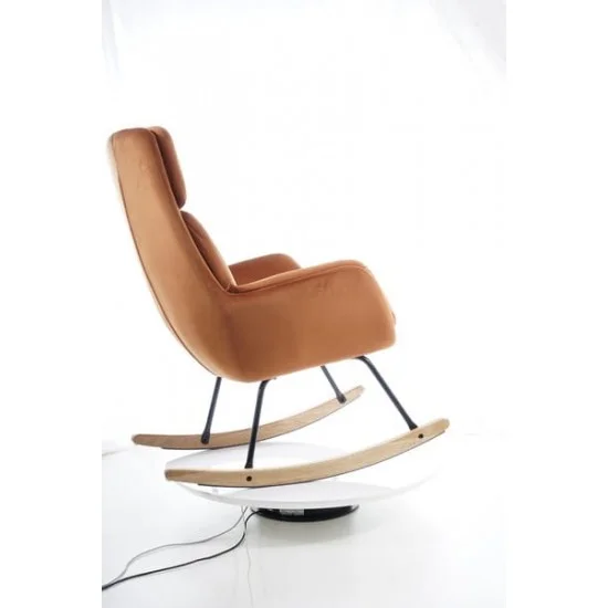 Крісло качалка Hoover Velvet Помаранчевий HOOVERVP 7