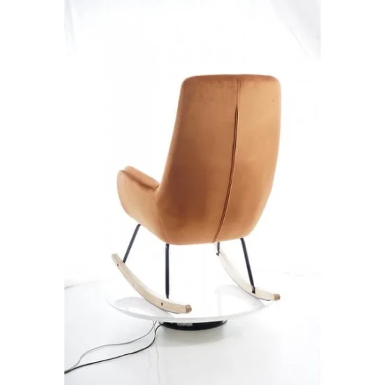 Крісло качалка Hoover Velvet Помаранчевий HOOVERVP 6