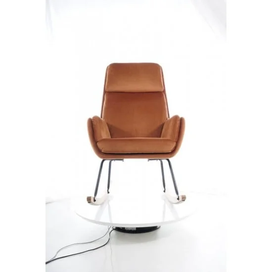 Крісло качалка Hoover Velvet Помаранчевий HOOVERVP 2