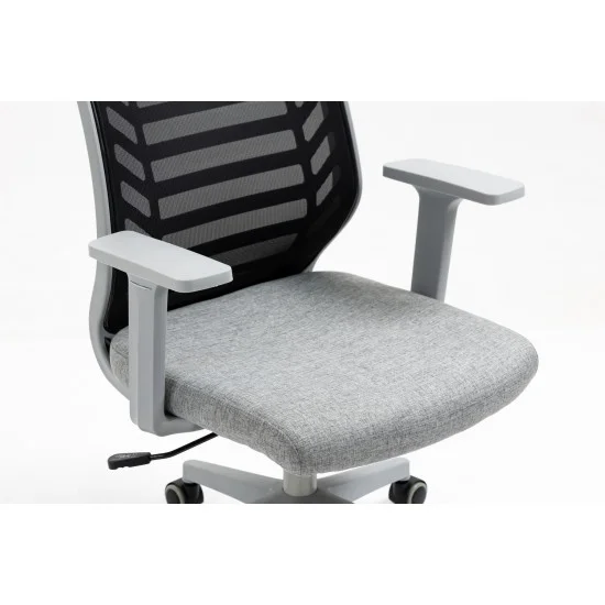 Комп'ютерне крісло поворотне Q-320 Чорний/Сірий OBRQ320CS 11