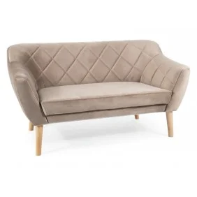 Диван софа KARO 2 VELVET темний беж/бук BL.40 KARO2V40BU