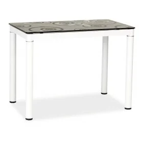 Стол обеденный Damar 80 x 60 см Черно-белый DAMARCB80