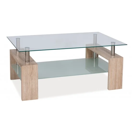 Журнальный стол Lisa II Дуб сонома 110x60x55 LISA2S 1