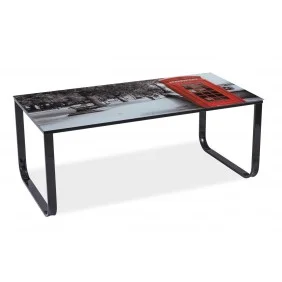 Журнальный стол Taxi ll LONDYN / Чорний каркас 105x55x43 TAXIL