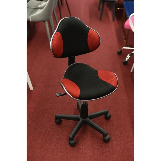 Крісло поворотне Q-G2 Червоний / Чорний OBRQG2 2