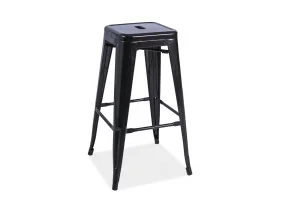 Барный стул Long Черный мат LONGCM