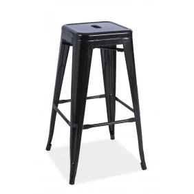 Барный стул Long Черный мат LONGCM