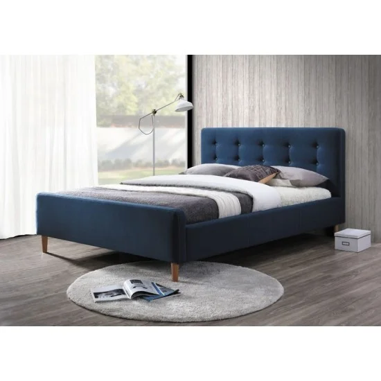 Двуспальная кровать Pinko 160X200 Синий PINKO160GR 1