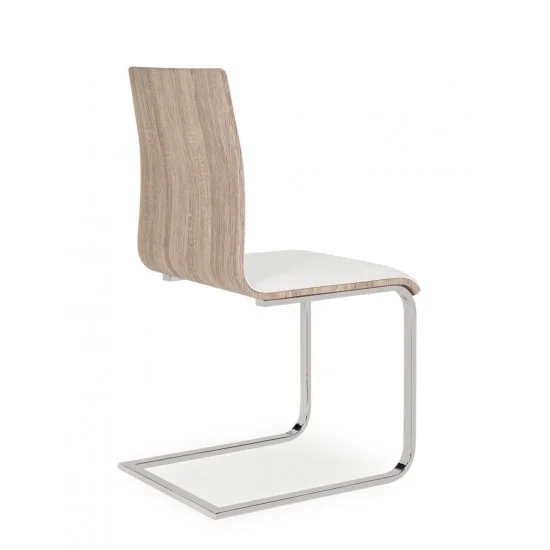 Стілець H-690 Білий + Дуб Сонома H690 2