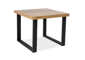 Журнальный стол Umberto C Дуб / Черный 60х60 UMBERTO60