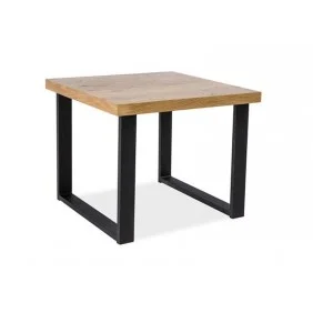 Журнальный стол Umberto C Дуб / Черный 60х60 UMBERTO60