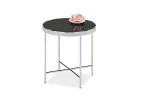 Журнальный стол Gina C Черный / Хром GINACCCH