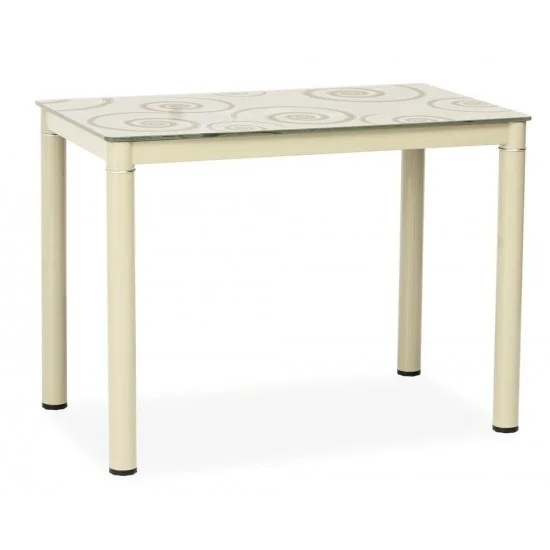 Стол обеденный Damar 80x60 Кремовый DAMARK80 1