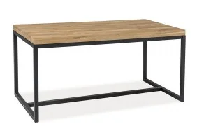 Журнальний столик Loras B Дуб / Чорний LORASBLDC110