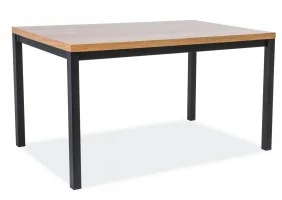 Стіл обідній Normano 150х90 Дуб / Чорний NORMANOLDC150