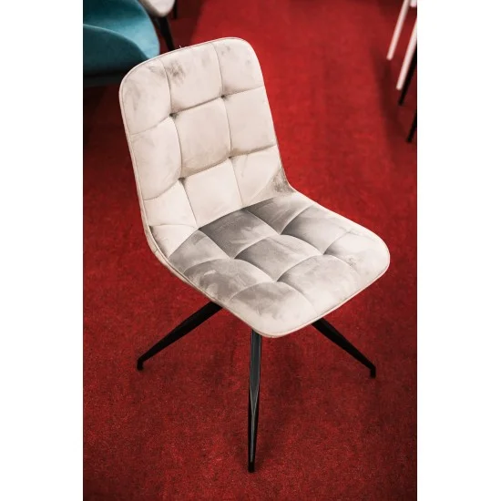 Стул Texo Velvet Серый / Черный TEXOVCSZ14 7