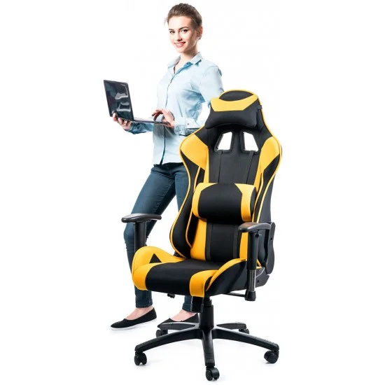 Геймерское компьютерное кресло Viper Черный / Желтый OBRVIPERCZO 2