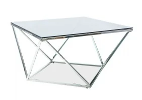 Журнальний стіл Silver A Silver A 80х80 Димчастий / Срібний SILVERASC