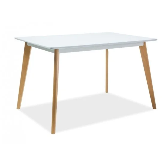 Стол обеденный Declan I 80х120 Белый / Бук DECLAN120BBU 3